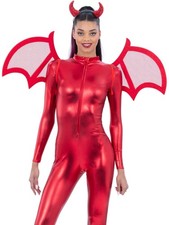 Red Mesh Devil Wings