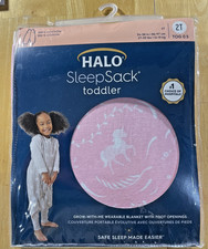HALO SleepSack Wearable Blanket 2T Pink 100 Cotton TOG 0.5