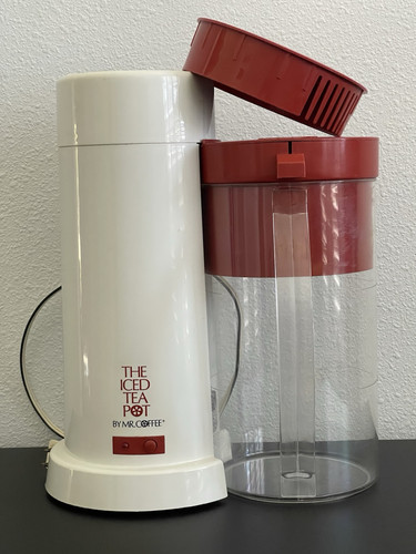 Mr Coffee Iced Tea Maker Rust w/ Pitcher & Lids Model TM 1.5 ~ Tested Working - Picture 1 of 1