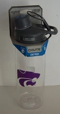 Camelbak Chute 25oz Kansas State University BPA Free Clear Water Bottle