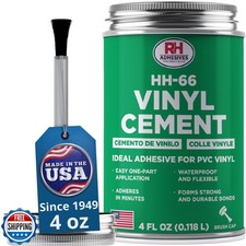 HH-66 Vinyl Cement, 4 oz. can - Vinyl Adhesive, Cement Glue, Repa