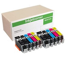 Compatible Ink Cartridges PGI-250 CLI-251 XL for MG6420 MG5520 MX922 10 Pack