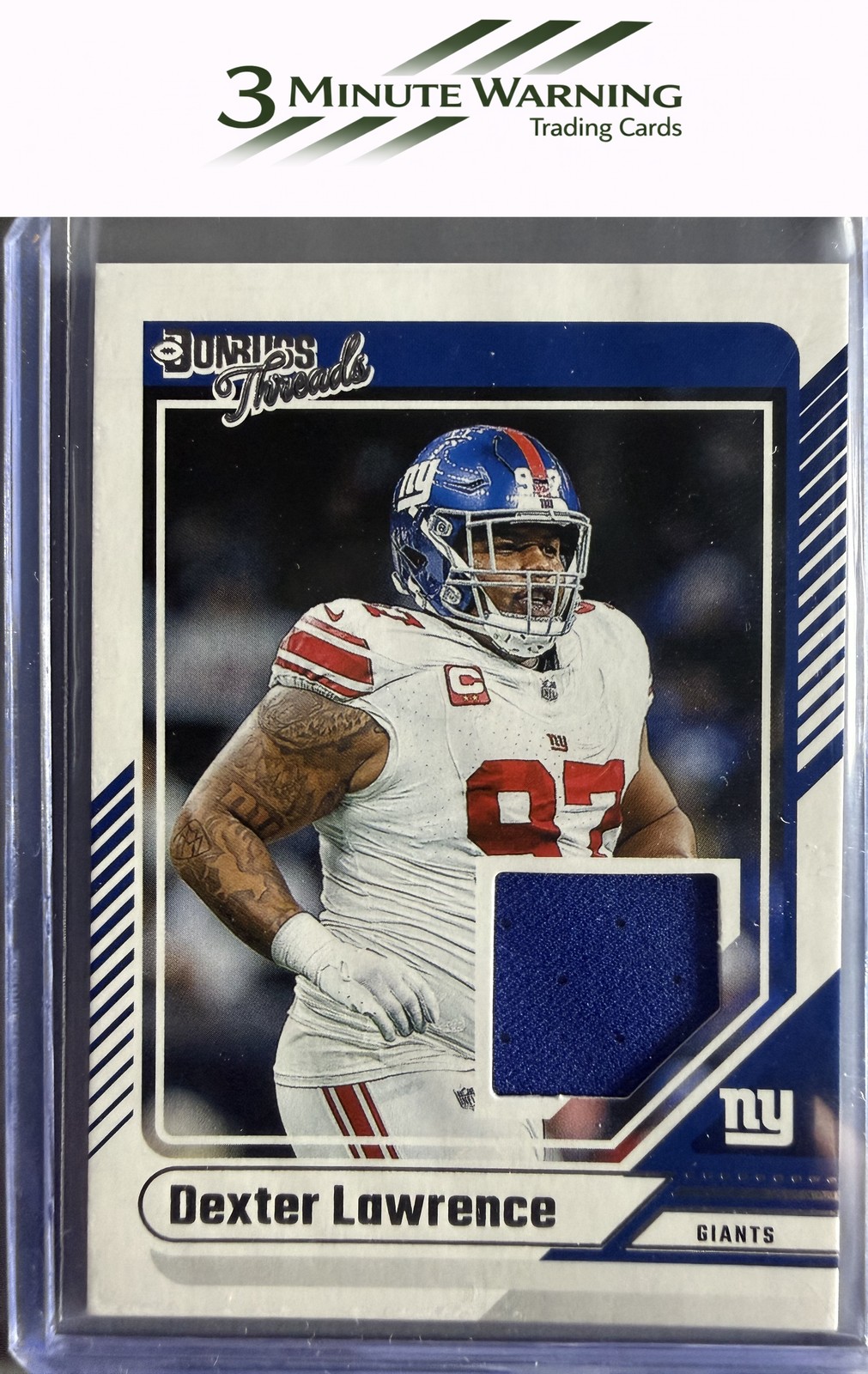 2024 Donruss #DTH-DLA Dexter Lawrence Donruss Threads