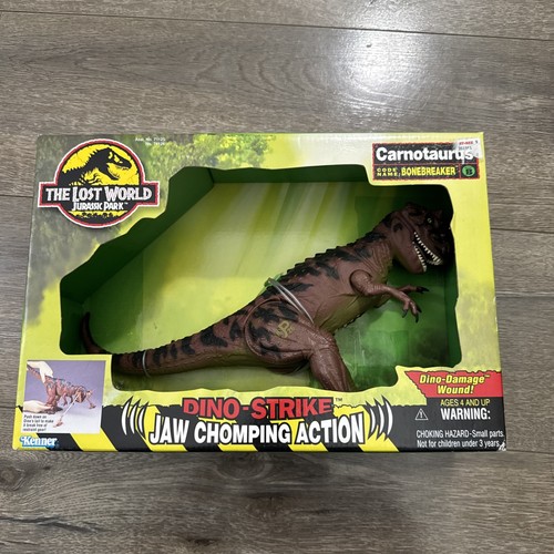 Extremely Rare 1997 Jurassic Park Kenner The Lost World Carnotaurus Dino-Strike