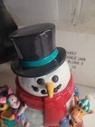 Disney Winnie The Pooh Snowman Cookie Jar With Piglet Tigger And Eeyore — photo 2