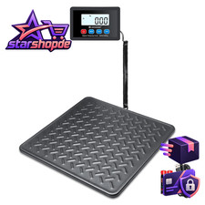 Postwaage 440lbs x 10g Digitale Plattformwaage f&uuml;r Pakete Lager Gep&auml;ck LCD