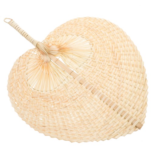 Bamboo Hand Fan Bamboo Woven Hand Fan Decorative Handheld Fan Portable - Picture 6 of 12
