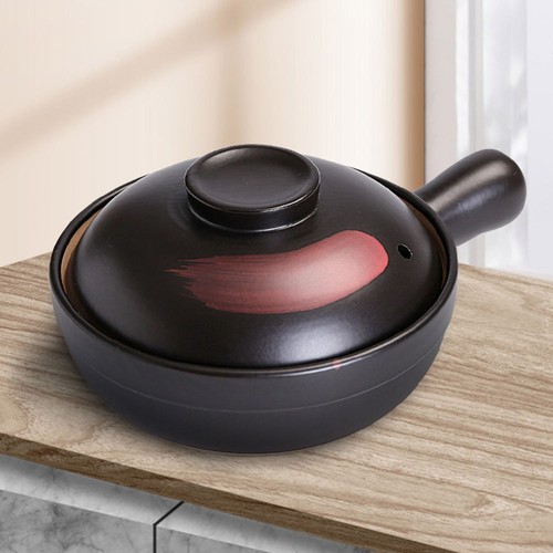 Cazuela Sopera Cerámica Salsa Caliente con Caño para Verter Ollas de Arcilla para Cocinar - Imagen 9 de 12
