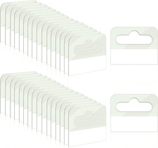 200 Pcs Hang Tabs, Clear Self-Adhesive Hanging Tabs, Heavy Duty Adhesive Hang Ta