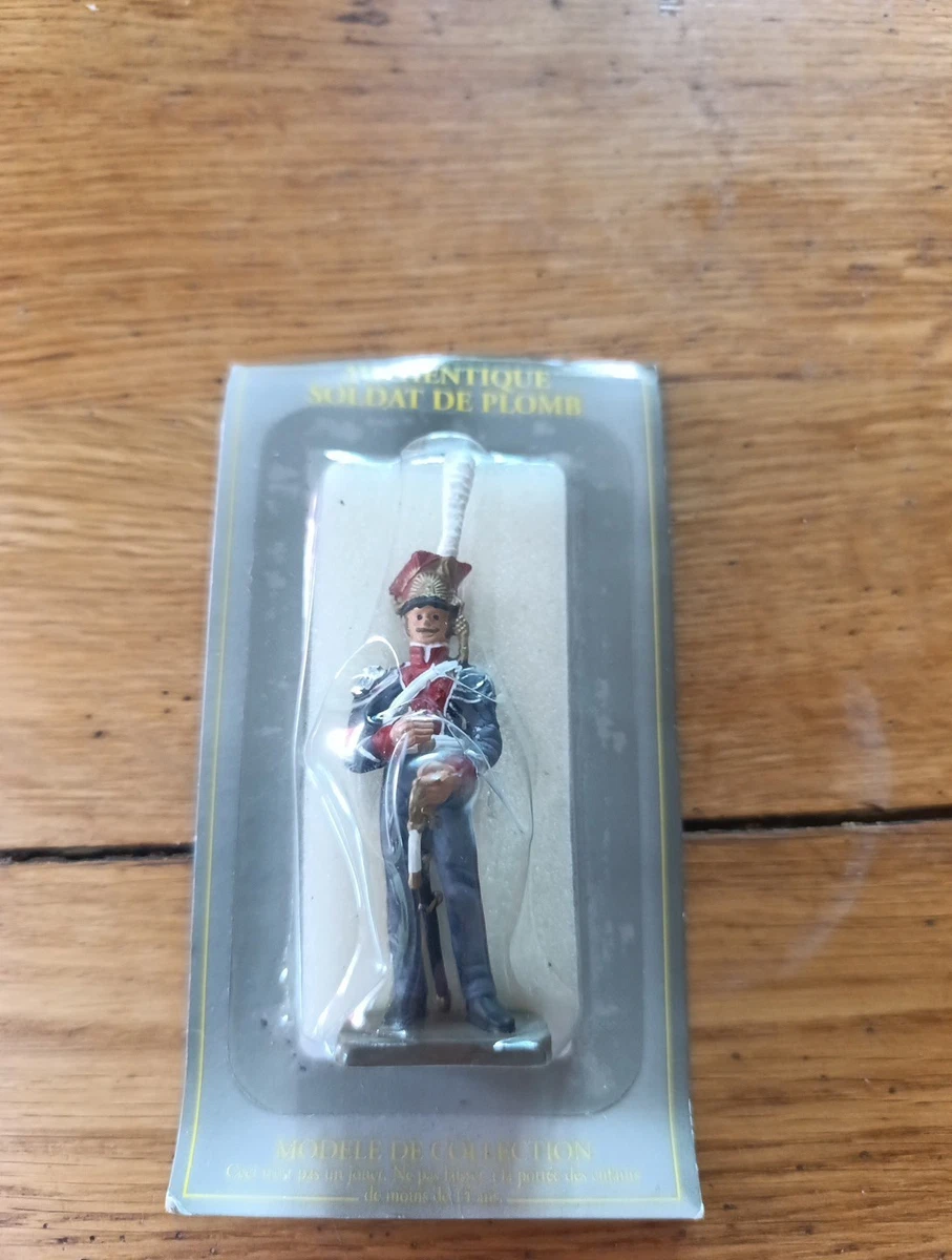 Lot 3 Soldats Premier Empire AIGLON Plastique 90 Mm - Starlux Lot N°108 - Occasion