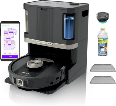 Self-Emptying Robot Vacuum & Mop Combo with 60-Day Debris Capacity