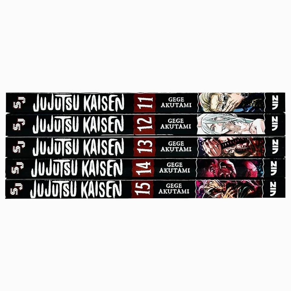 Jujutsu Kaisen (Book 11-15) By Gege Akutami 5 Books Manga Set - Ages 16+ - PB - Image 2 of 3