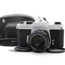 【Almost MINT】Pentax Spotmatic SP Film Camera + SMC Takumar 55mm f1.8 From JAPAN
