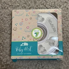 Baby Nest Designs Closet Dividers for Baby Clothes - 7X newborn