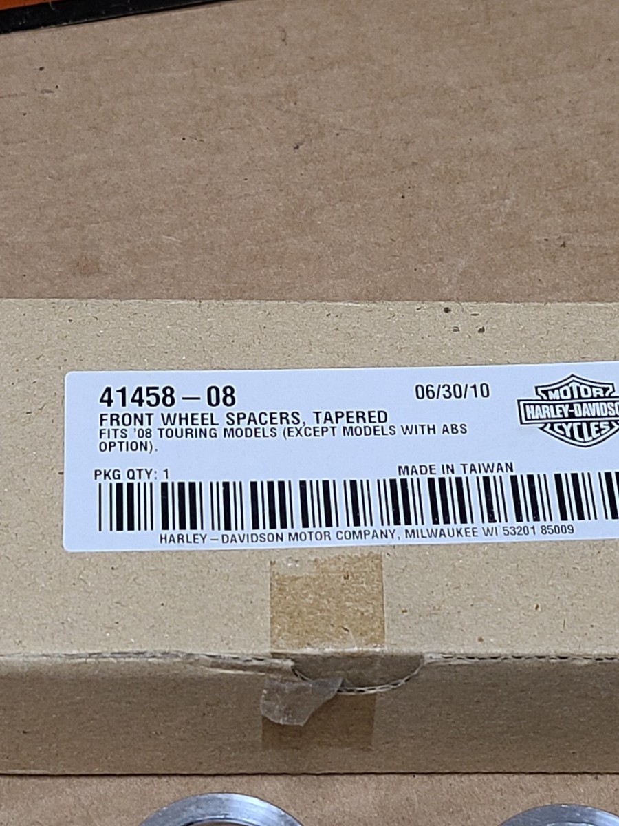 Harley-Davidson Touring Tapered Front Wheel Spacer | 41458-08