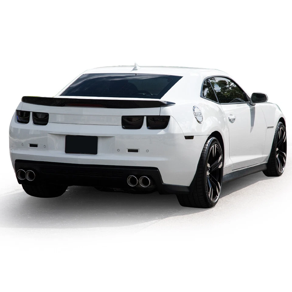 APTO PARA CHEVROLET CAMARO 2010-2013 BISEL LUCES TRASERAS LUZ NEGRA 4 PIEZAS Foto 3 de 4
