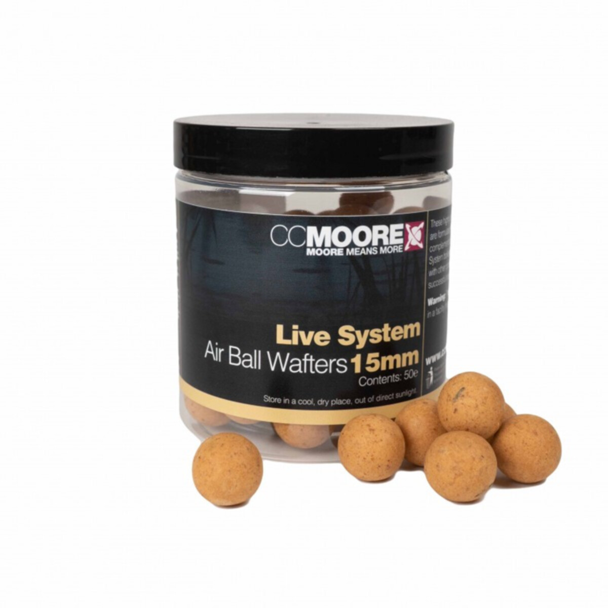 CC Moore Live System Air Ball Wafters 15mm Carp Fishing Hookbaits Tough Buoyant