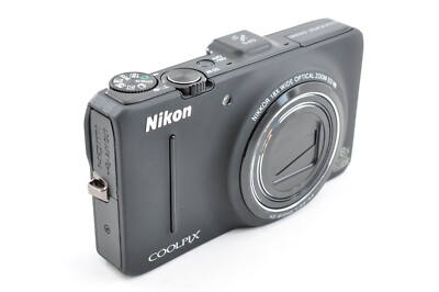 Mint* Nikon Coolpix S9300 Noble Black 16.0MP Compact Digital