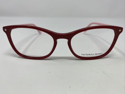 Victoria s Secret Eyeglasses Frame VS5007 66A 53-17-135 Red/Pink Full Rim -633