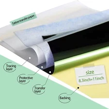 30 Tattoo Transfer Paper Stencil Carbon Thermal Tracing Hectograph Draw Sheets