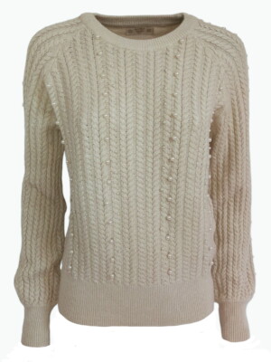 Maglioncino donna girocollo Maglione Invernale pullover art lana