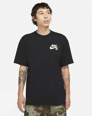 Nike SB Tee Logo Skate Black Skateboard T-Shirt