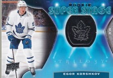 20-21 UPPER DECK TRILOGY ROOKIE SUPER STAGE EGOR KORSHKOV #RSS-12 LEAFS