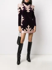 BNWT ZIMMERMANN AUBERGINE LADYBEETLE MYSTIC MINI DRESS - SIZE 2/8 US (RRP $1750)