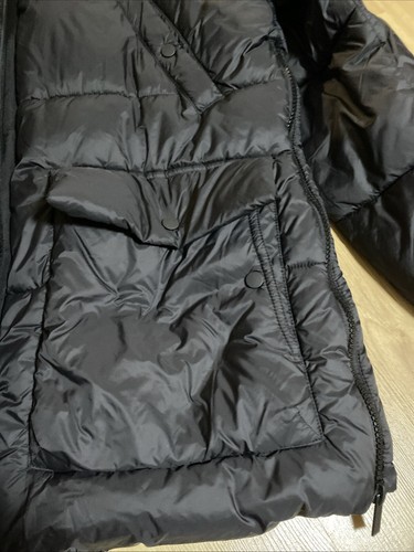 ZARA WOMEN BUFFER JACKET BLACK SIZE S LIKE NEW - Picture 3 of 7