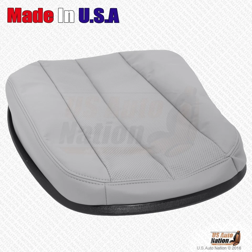 1990 - 1995 Mercedes Benz SL500 SL600 Driver-Passenger Bottom Leather Cover Gray - Image 4 of 4