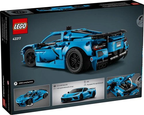 Lego Technic 42217 Chevrolet Corvette Stingray BLUE- BRAND NEW FACTORY SEALED - Picture 2 of 7