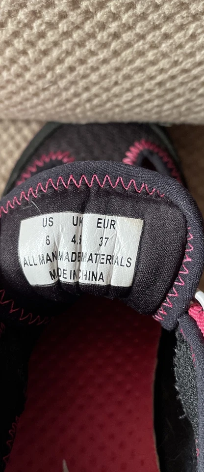 Zapatos de playa Speedo para mujer. Rosa y negro. Talla 6 Foto 4 de 4