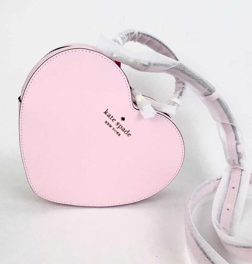Total 59+ imagen kate spade pink heart bag Abzlocal.mx