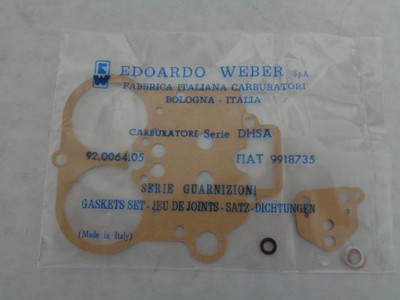 Genuine Weber Dhsa Carburetor Gasket Set Fiat Lancia Nos Weber Ebay