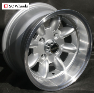 Maxilite Minilite Style Felge passend für Mini 13x7 4x101,6 Felge Mini Mk 1-3