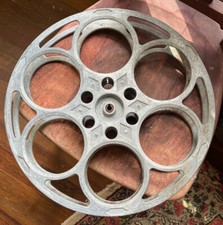 Vintage Goldberg Brothers 35mm Movie Projector Film Reel. 6 Hole. Cast Aluminum