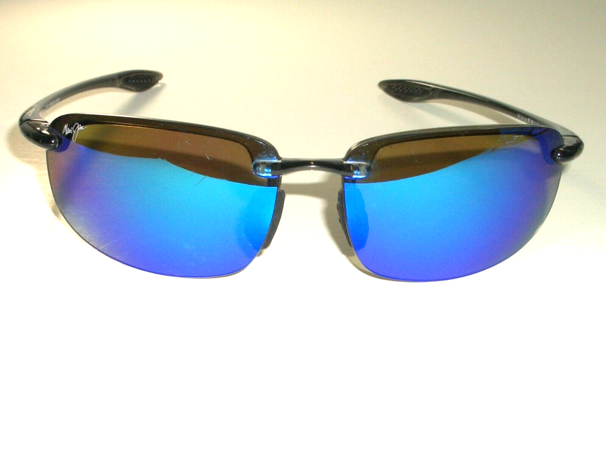 MAUI JIM MJ-407-11 64[]17-130 BLUE MIRROR BROWNISH TONE HALF