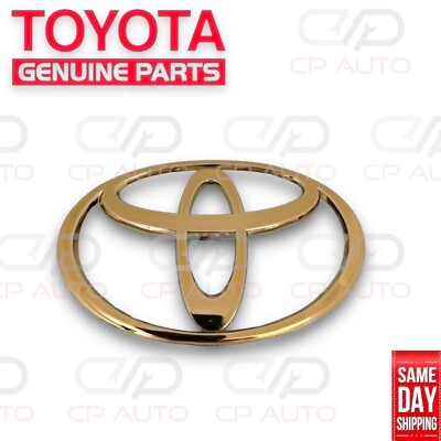 TOYOTA LAND CRUISER REAR BACK DOOR HATCH LIFTGATE GOLD EMBLEM LOGO
