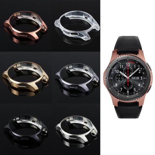 Shell Holder Skin Protective Cover For Samsung Gear S3 Galaxy Watch 46mm - Photo 1 sur 19