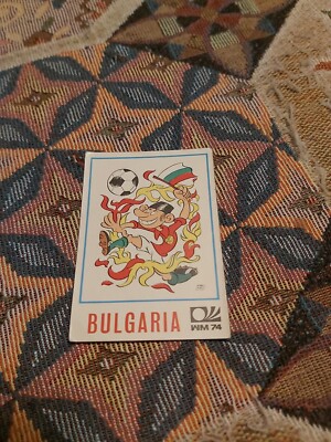 New Munchen/Monaco World Cup 74 No.251 Prodocimi Del Bulgaria Panini Figure