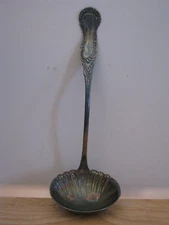 Antique 1880 Pairpoint Mfg Co Silver Plated Arlington Pattern Ladle 10-1/2"