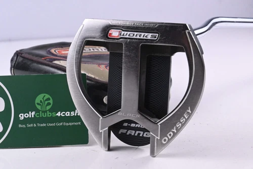 Odyssey O-Works Black 2-Ball Fang Putter / 34 Inch