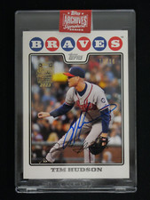 TIM HUDSON 2023 TOPPS ARCHIVES SIGNATURE SERIES AUTO /16 ATLANTA BRAVES