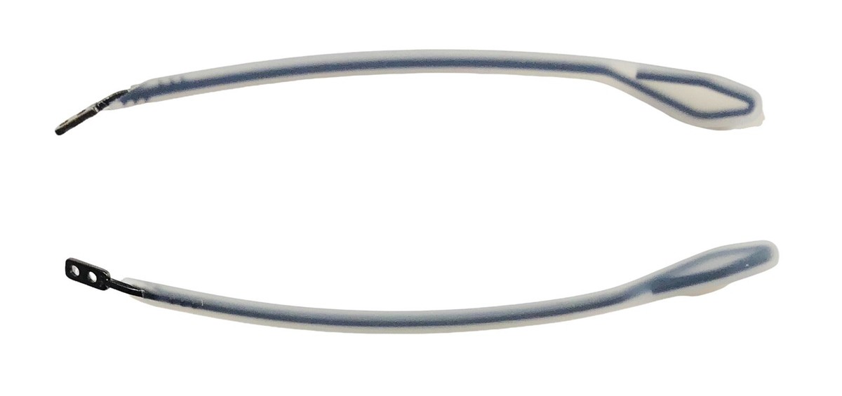 オボロティガウォック　パーツ Oakley Deadbolt OX5141 OO6046 Pewter Replacement Temple Tip Ear