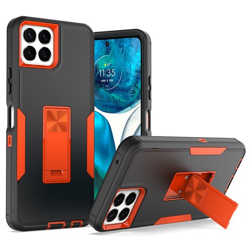 For Boost Mobile Celero 5G/Celero 5G+ Full-Body Dual Layer Rugged Kickstand Case - 第 17/18 張圖片