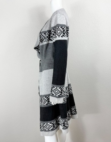 CLAUDIA NICHOLE 100% Kaschmir Pullover Wickel Strickjacke WOW!! Größe M NTSF