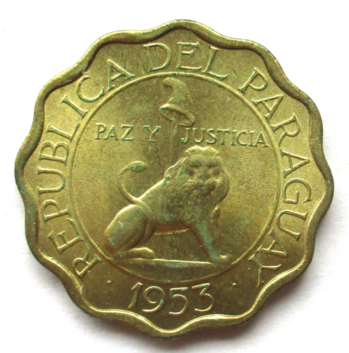 Paraguay 15 céntimos 1953 - Imagen 1 de 2