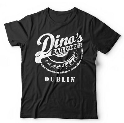 Thin Lizzy Tshirt Dino's Bar And Grill & Kids Rock Lynott Vatertag Geschenk