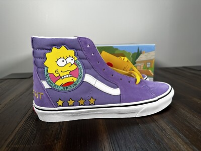 Vans SK8-Hi Sneakers Simpsons Lisa For President Men s 10