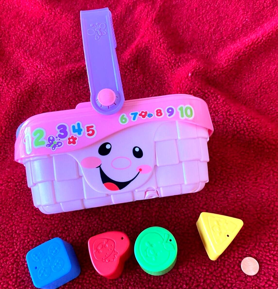 laugh6点セット Fisher Price Laugh Learn Sweet Sounds Picnic Basket Shapes CHEESE